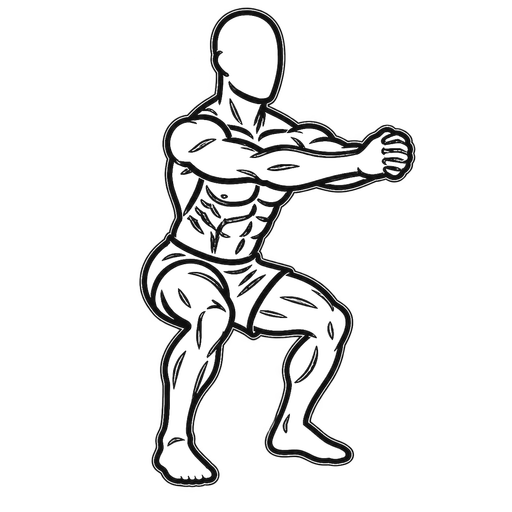 Bodyweight Squat — animated sequence
