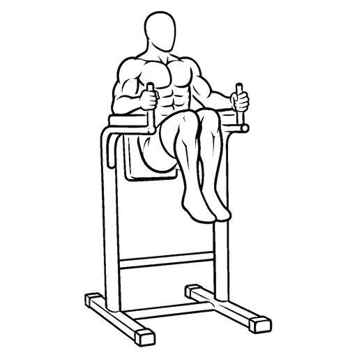 Captain's Chair Knee Raise
