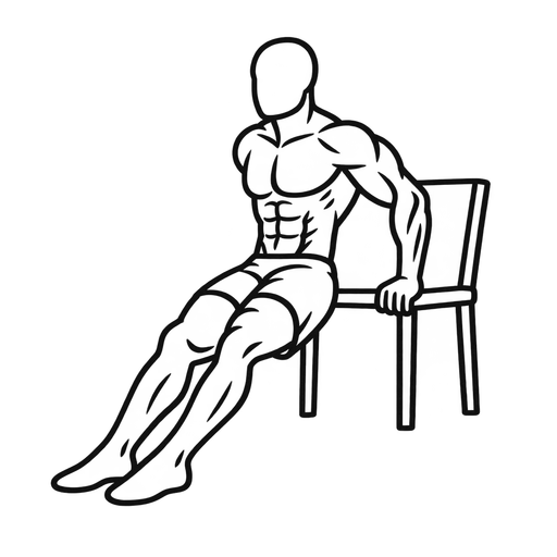 Chair Dip — animated sequence