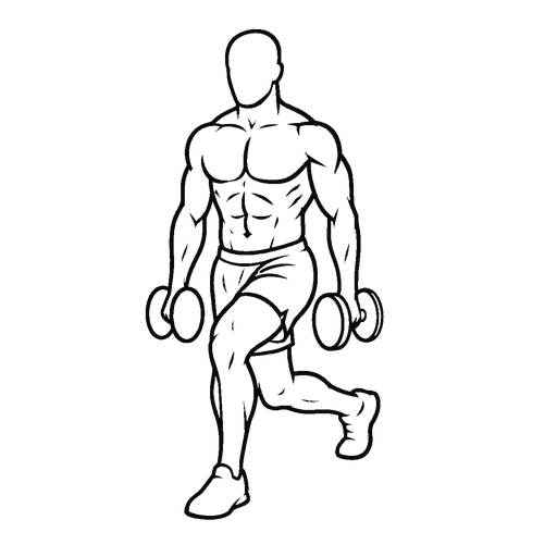Dumbbell Curtsy Lunge