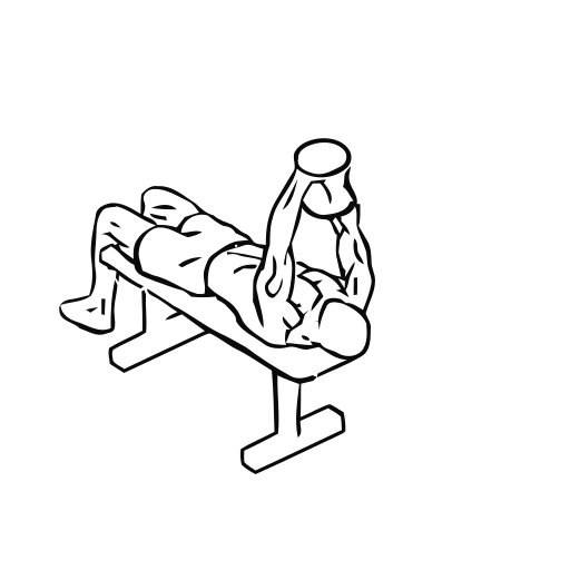 Two Dumbbell Skullcrusher