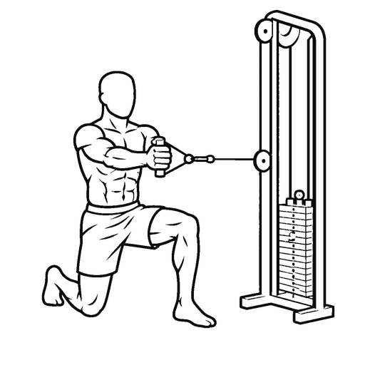 Half-Kneeling Pallof Press