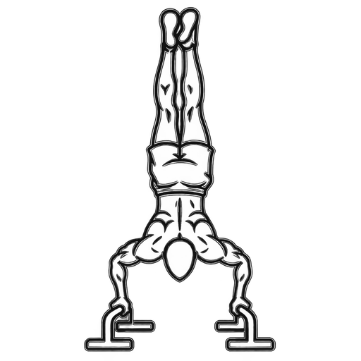 Handstand Push-up — animated sequence