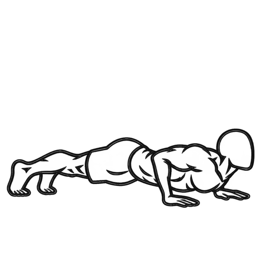 Hindu Push-up — animated sequence