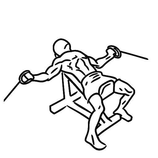 Incline Cable Fly — animated sequence