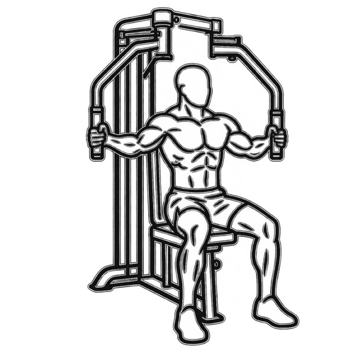 Reverse Pec Deck — animated sequence