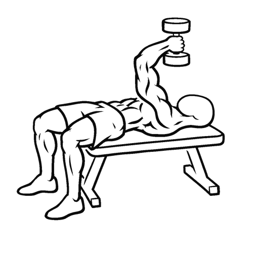Single Dumbbell Skullcrusher
