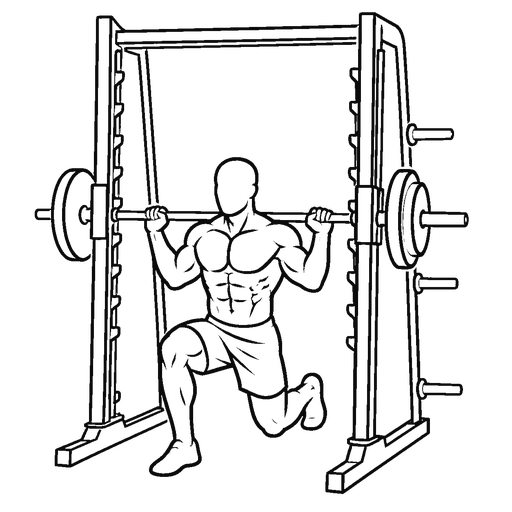 Smith Machine Reverse Lunge