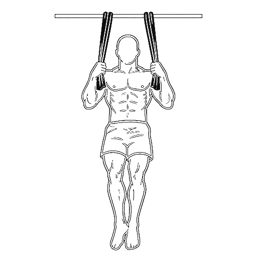 Towel Pull-up — animated sequence