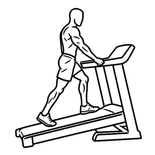 Treadmill Incline Walk — animated sequence