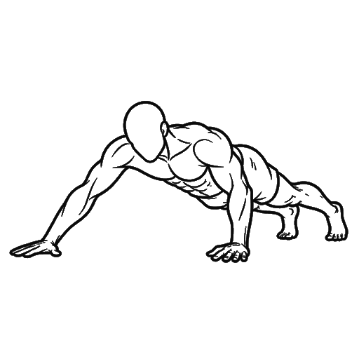 Typewriter Push-up — animated sequence